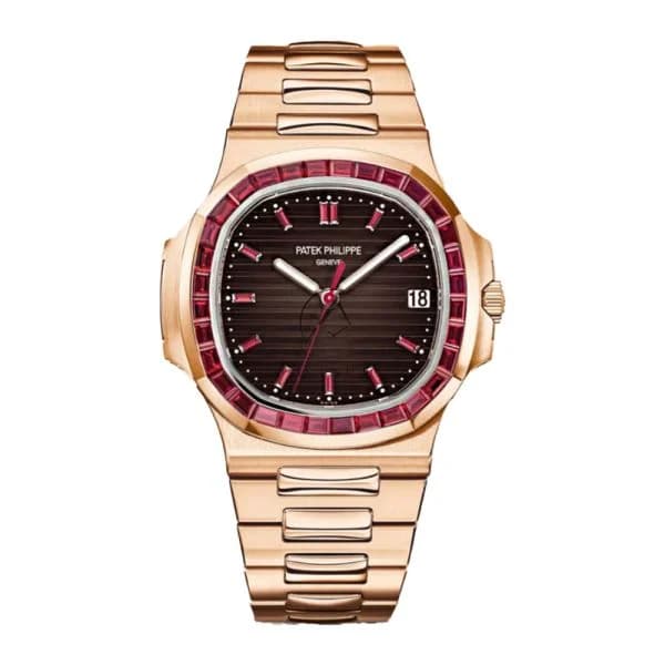 Patek Philippe Nautilus 5723/112R-001 Rose Gold Baguette Rubies