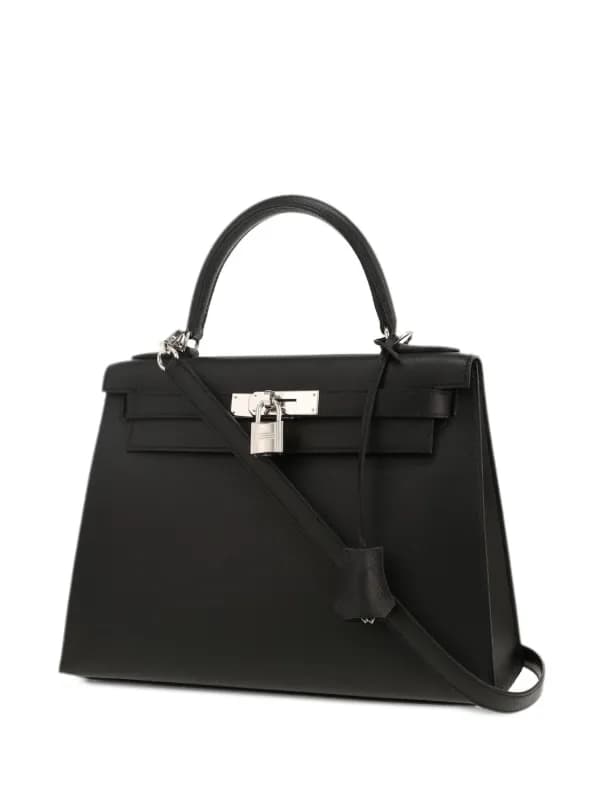 Hermes Kelly 28 Noir PHW