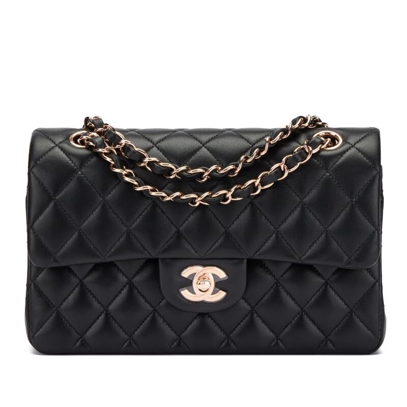 Small Classic Caviar Double Flap